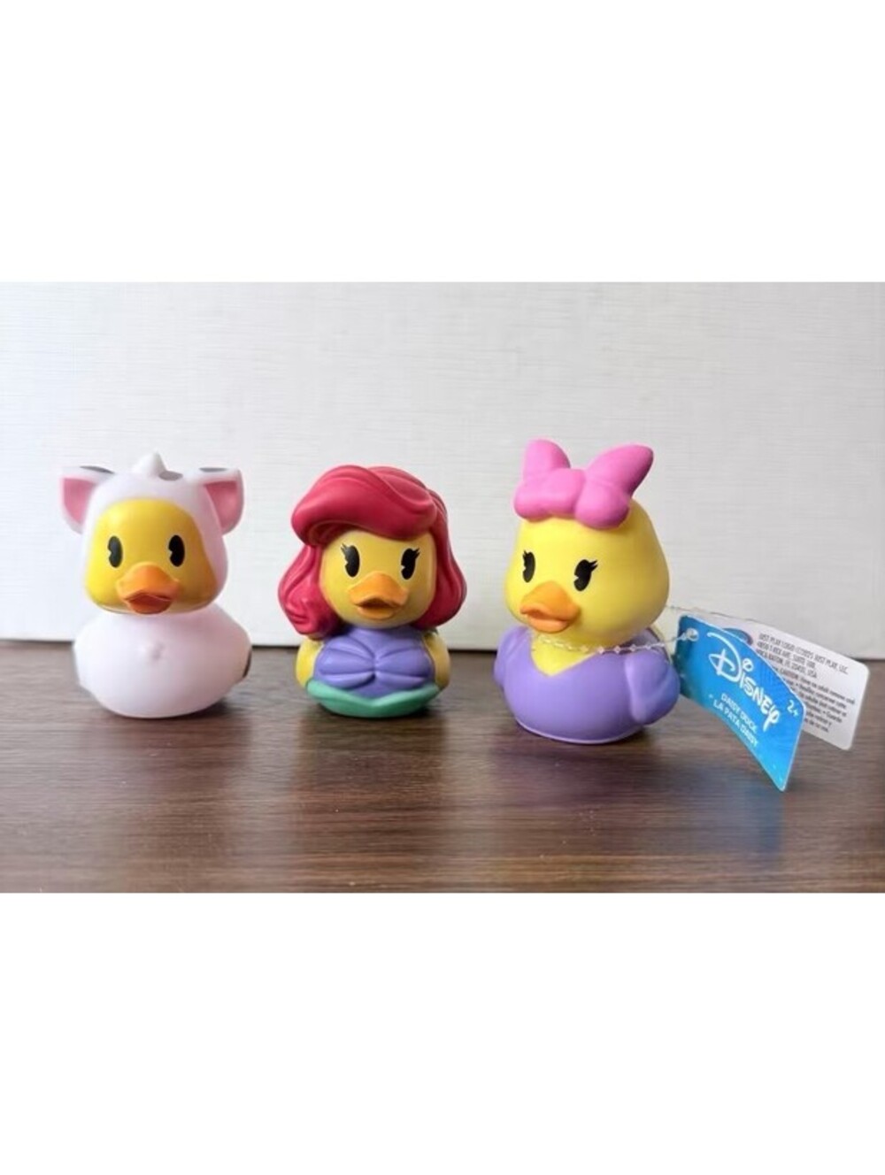 Disney Duckalooz Rubber Ducks Lot of 3 Ariel Daisy Pua Moana Jeep Cruise Ducking